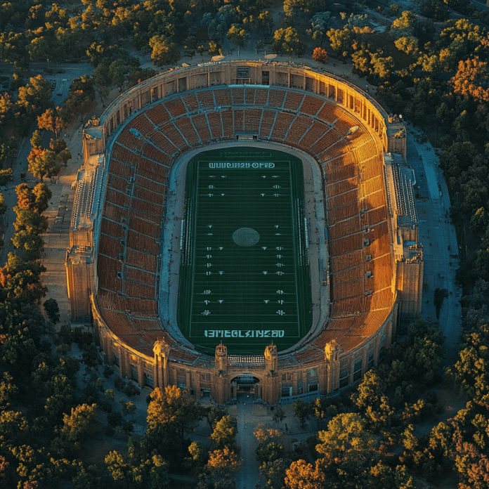 united airlines field at the memorial coliseum