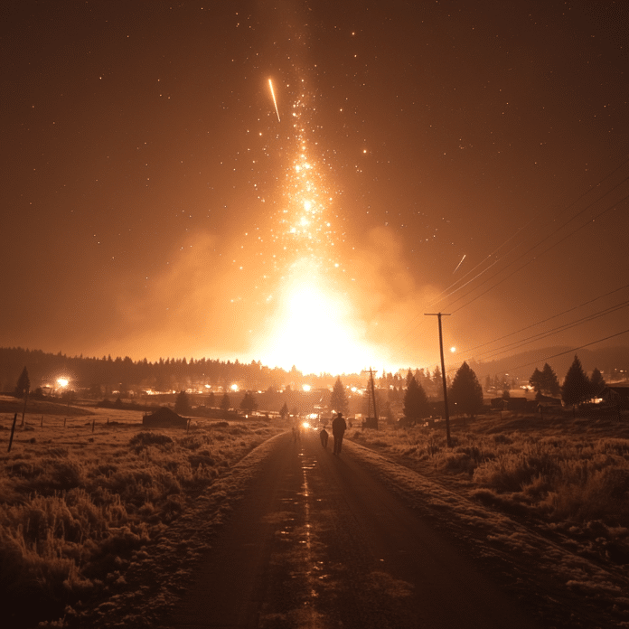 oregon washington fireball video