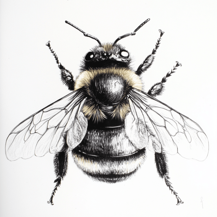 bee drawing