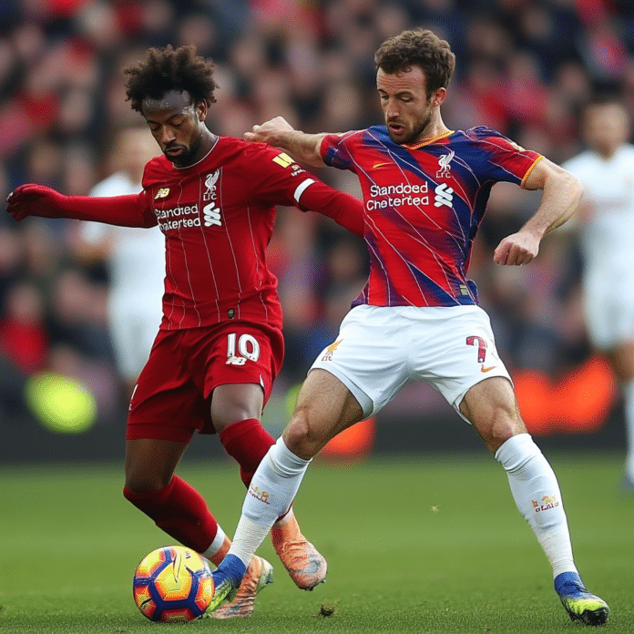 crystal palace fc vs liverpool fc lineups