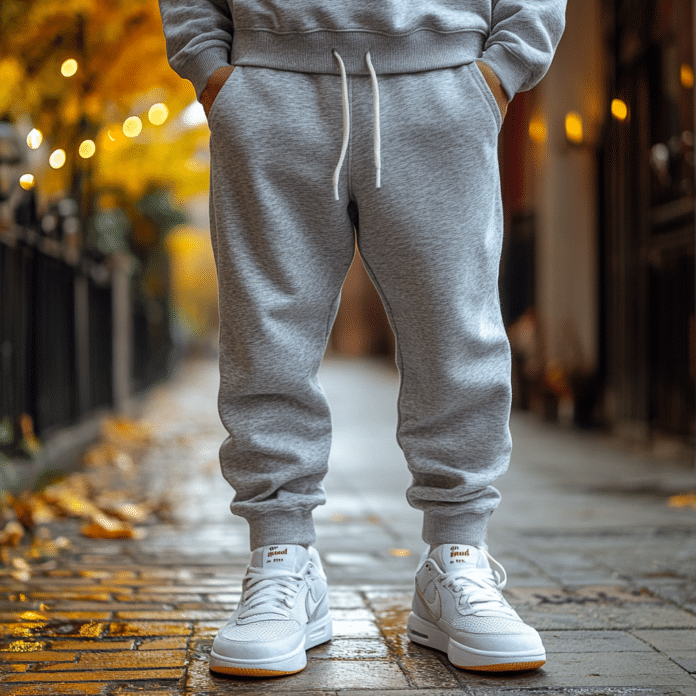 gray sweatpants