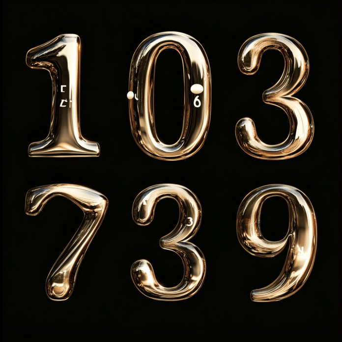 number fonts