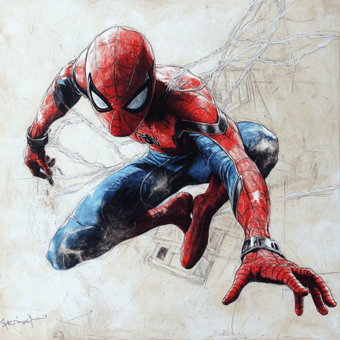 spiderman drawings