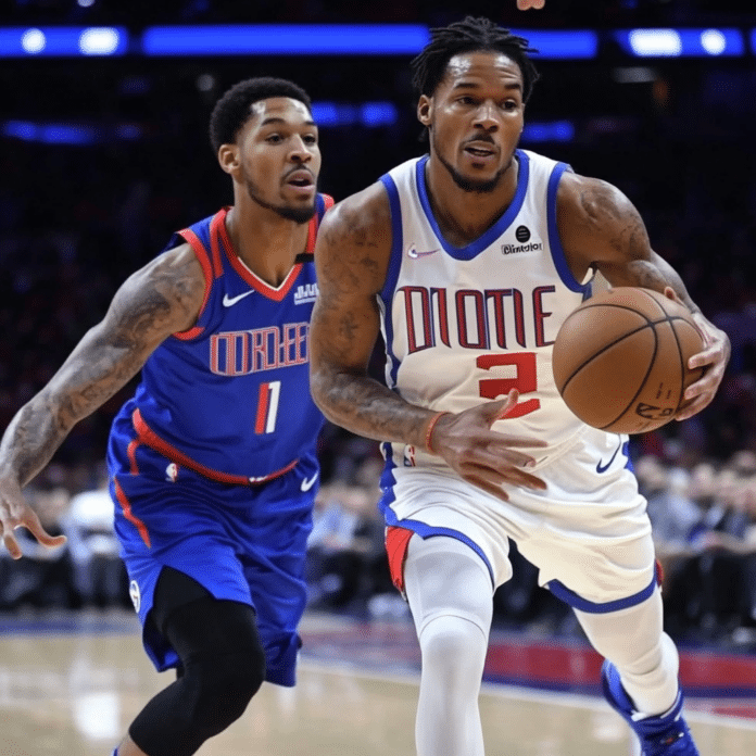 detroit pistons vs la clippers match player stats